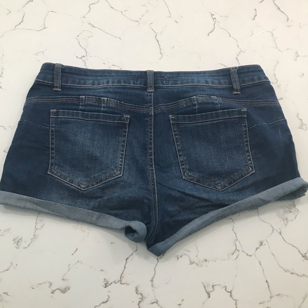 Blue Denim Shorts